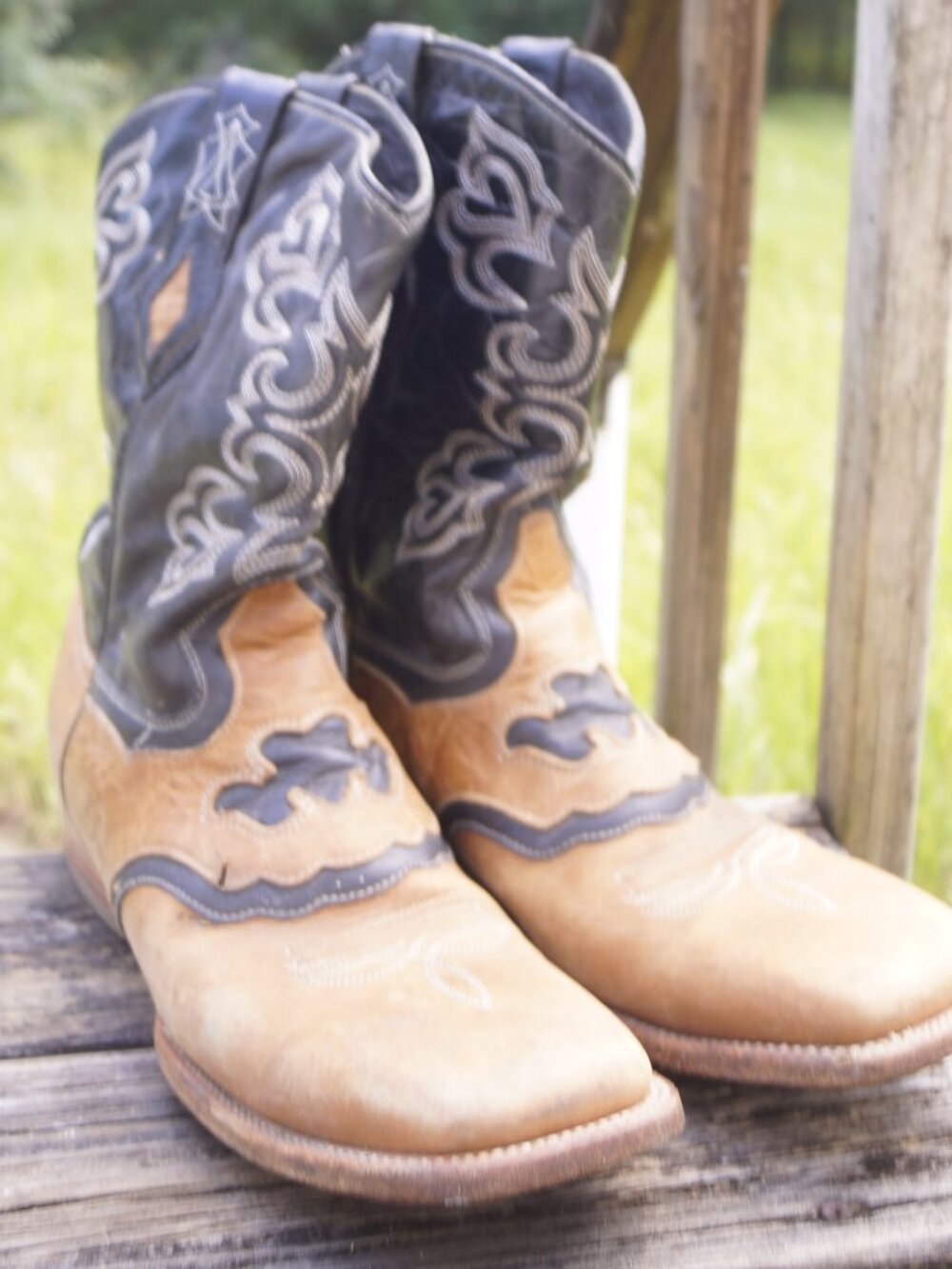 J.B. Dillon Swain Men’s Western Boot Black And Brown